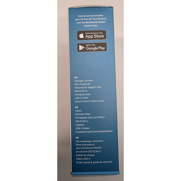 Sennheiser Wireless Earphones CX Plus True Wireless SE Matte Black 24 Hours - Picture 6 of 7